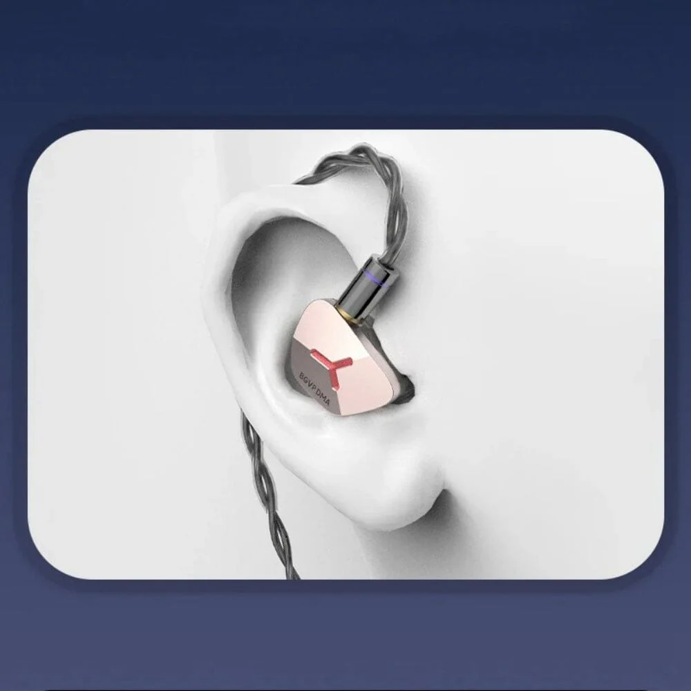 BGVP DMA 1DD + 2BA + 2BCD Hybrid Bone Conduction In-Ear Earphone - Image 6