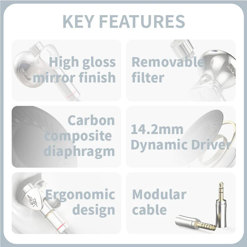 BGVP DX7 Flagship Tunable Flat Head Earbuds - Image 9
