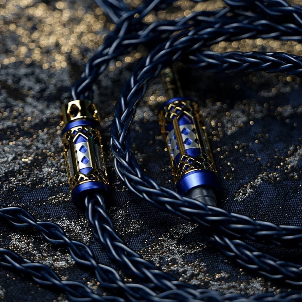 BGVP Temple Single Crystal Copper + Single Crystal Silver Earphone Cable - Image 4