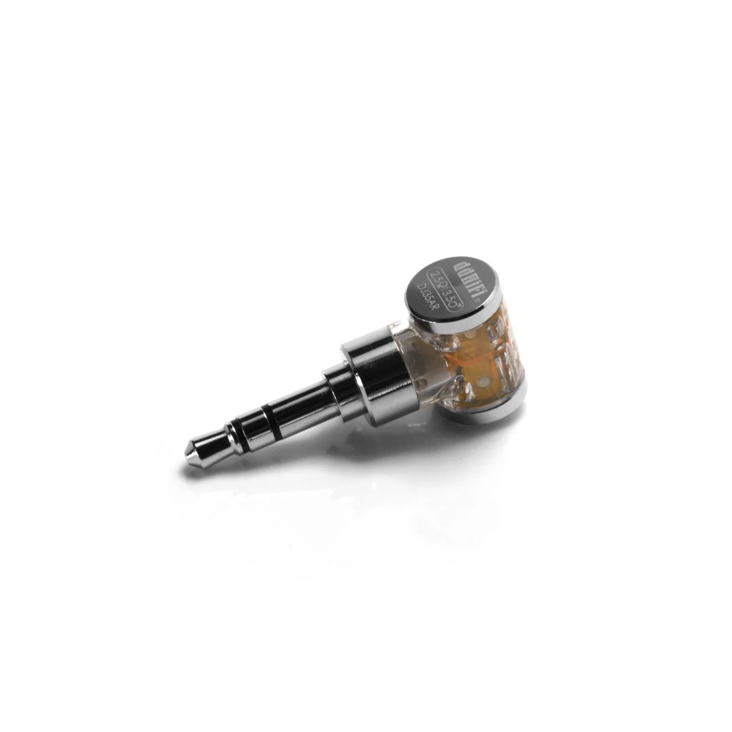 DD ddHiFi DJ35AR 2.5mm Balanced Female to 3.5mm Male Adapter  Rhodium Plated - Image 5