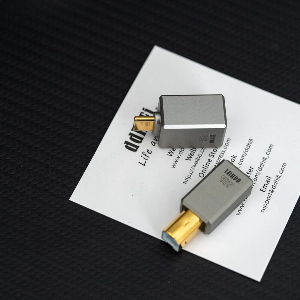 DD ddHiFi TC01BF/TC01B HiFi Quality USB-B to USB-C Decoder Adapter Converter - Image 2