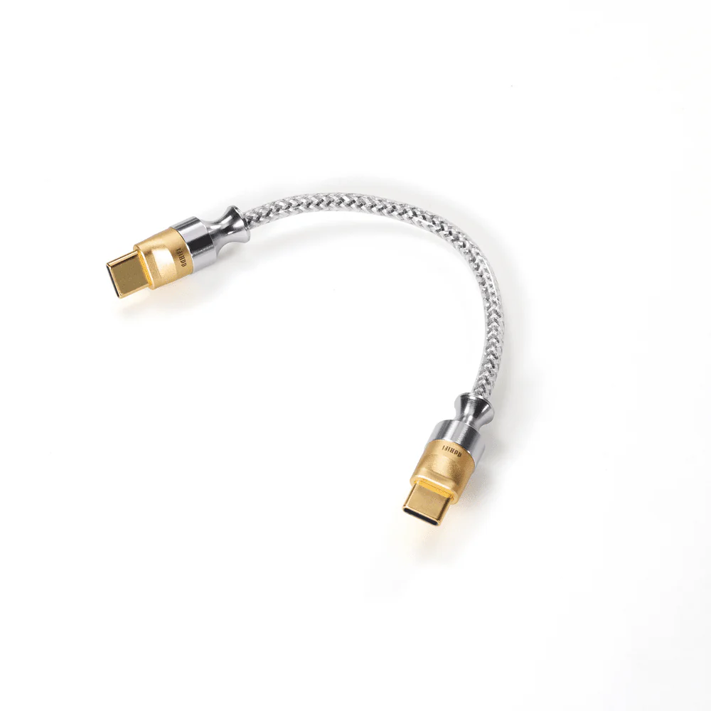 DD ddHiFi TC07S Nyx Series Silver Type-C To Type-C HiFi Audiophile USB OTG Cable (10cm/ 50cm) - Image 3