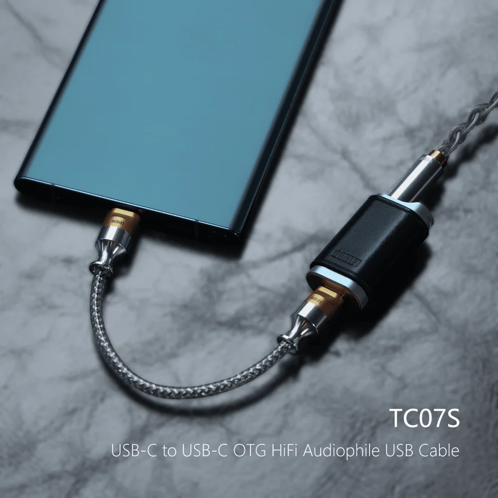 DD ddHiFi TC07S Nyx Series Silver Type-C To Type-C HiFi Audiophile USB OTG Cable (10cm/ 50cm) - Image 7