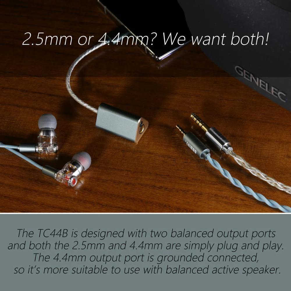 DD ddHiFi TC44B USB-C TypeC to 2.5mm/4.4mm Balanced DAC & Amplifier - Image 3