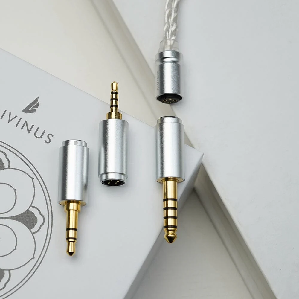 Divinus ARUM 7N OCC 8 Core Earphone Cable with 2Pin 0.78 / MMCX-2.5 /3.5 / 4.4 - Image 7