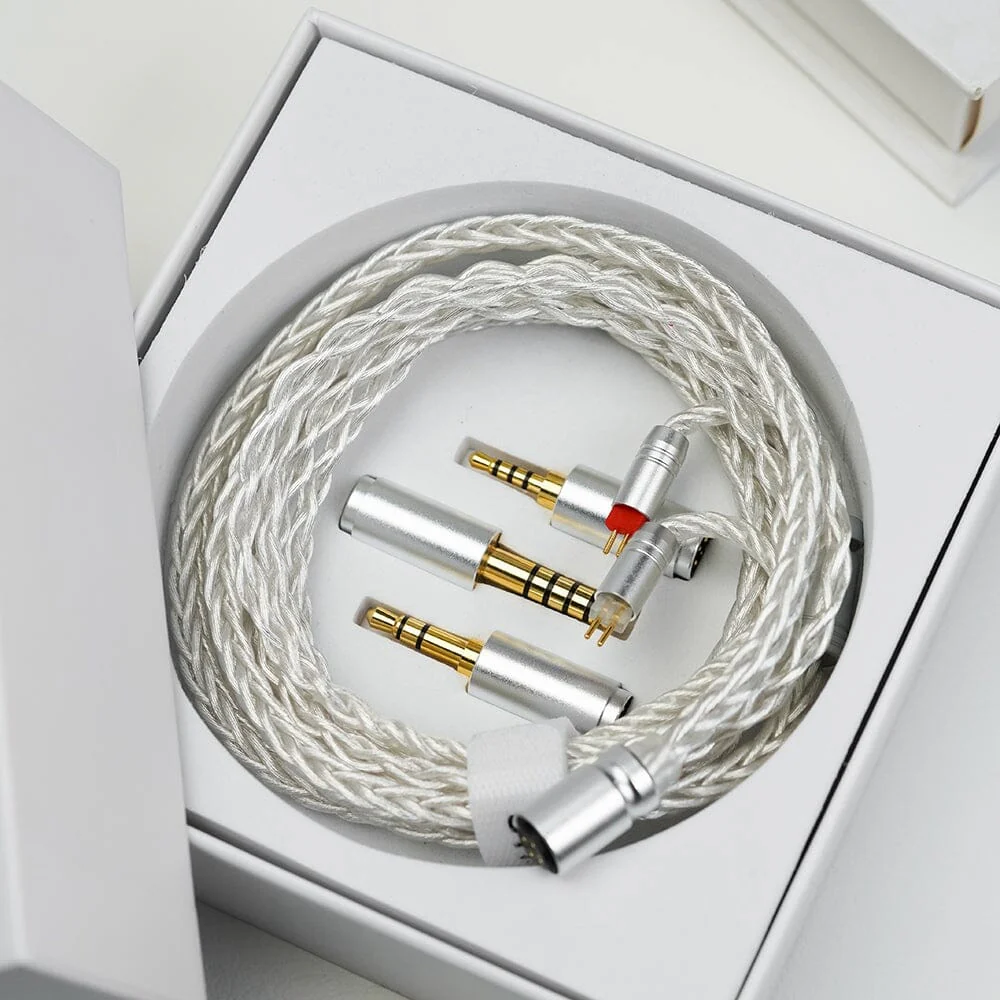 Divinus ARUM 7N OCC 8 Core Earphone Cable with 2Pin 0.78 / MMCX-2.5 /3.5 / 4.4 - Image 8