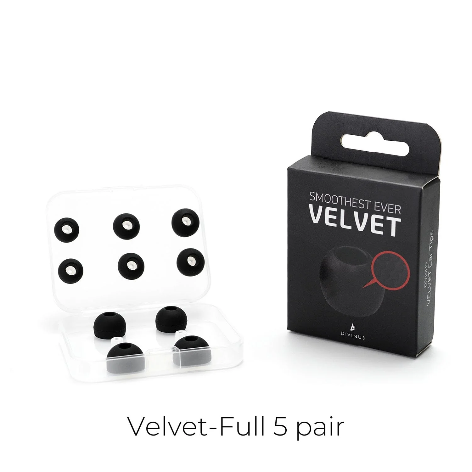 DIVINUS Velvet Silicone Eartips For 3-5mm Nozzle - Image 12