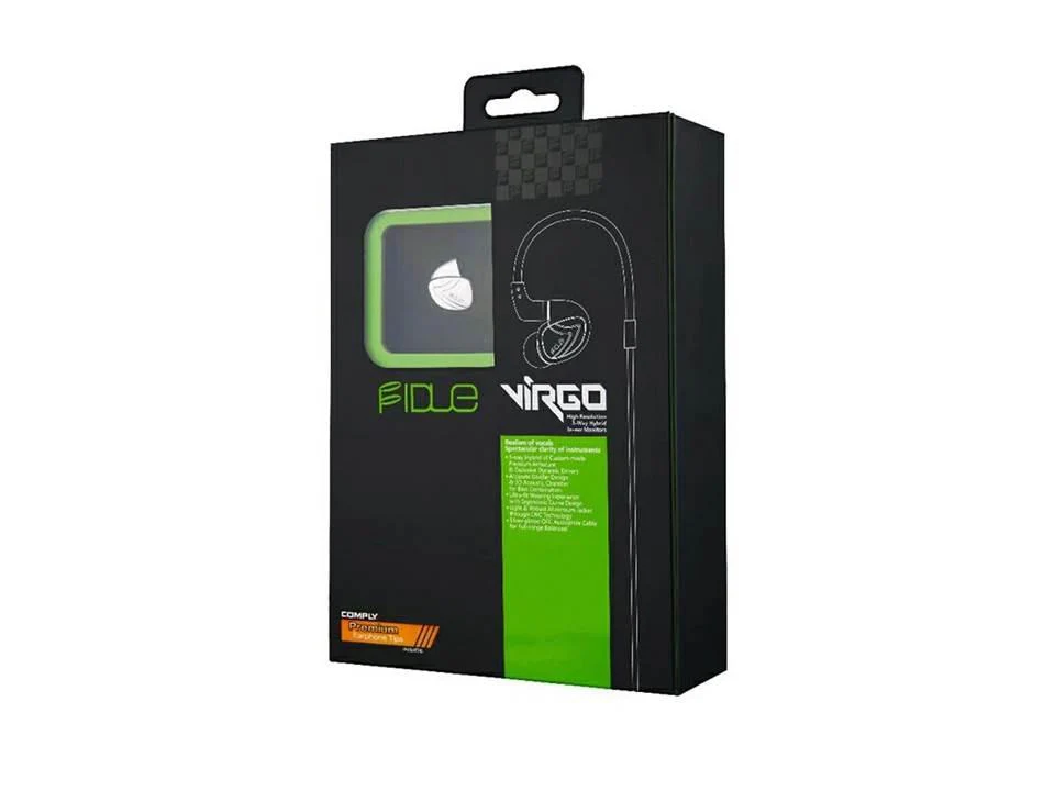 Fidue VIRGO A85 2 Balanced Armature+Dynamic Driver 2BA+1DD Hybrid In-Ear Metal Earphones - Image 6
