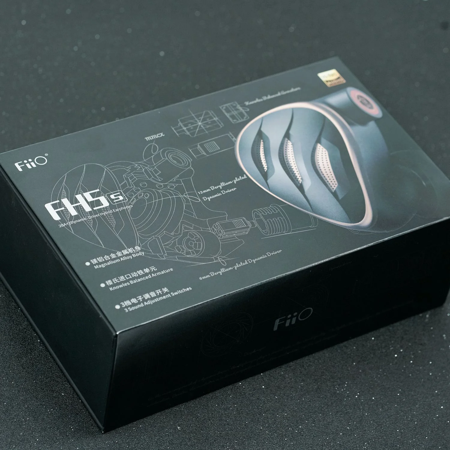 FiiO FH5s 2DD 2BA IEMs Hybrid 4-Driver In-Ear Earphone - Image 6