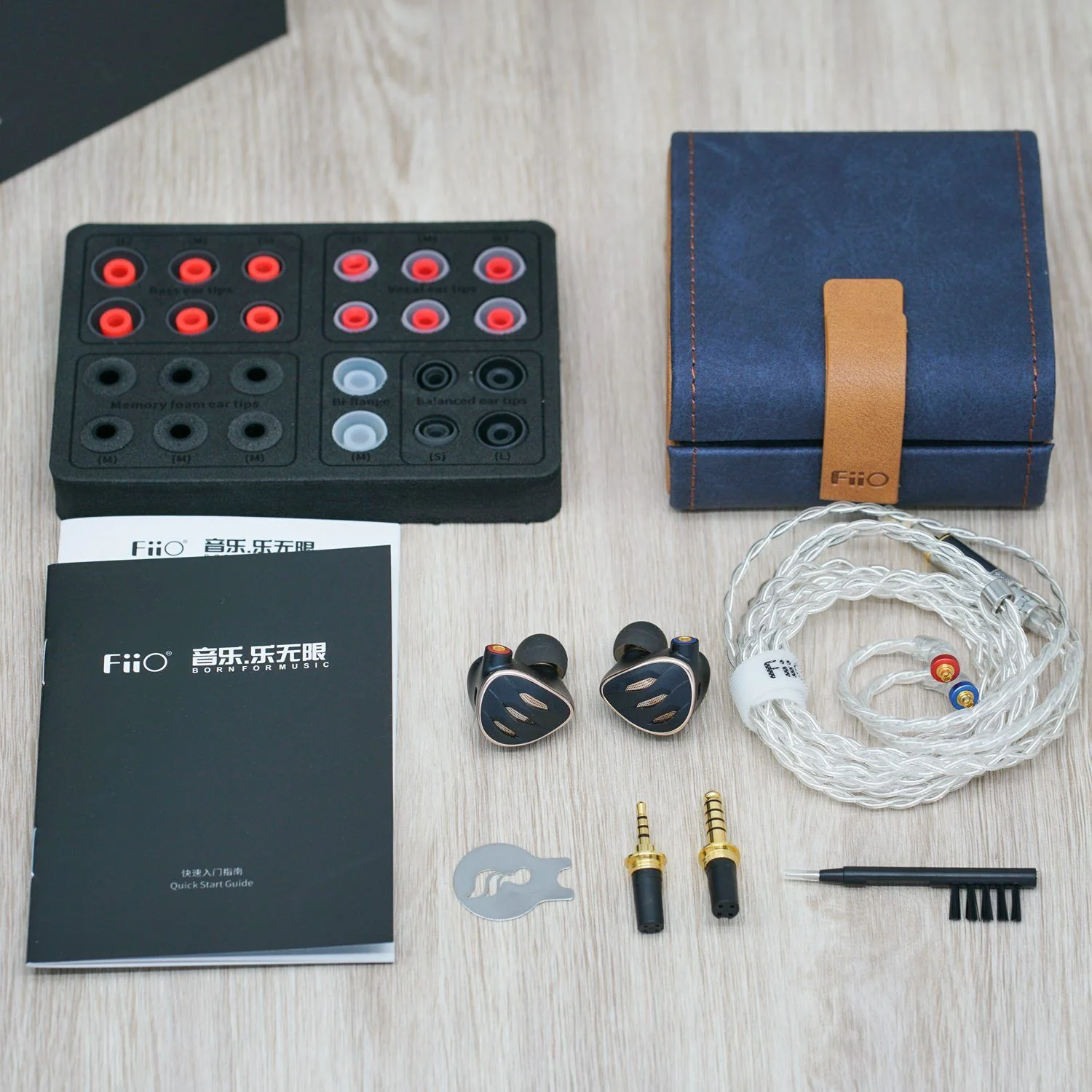 FiiO FH5s 2DD 2BA IEMs Hybrid 4-Driver In-Ear Earphone - Image 7