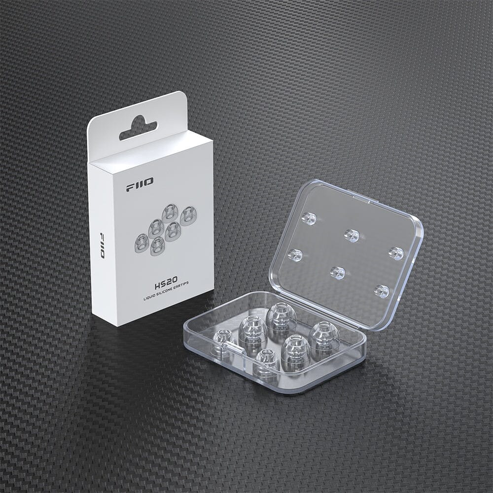 FiiO HS20 Liquid Silicone Eartips For 4.6mm–6.5mm Nozzle - Image 3
