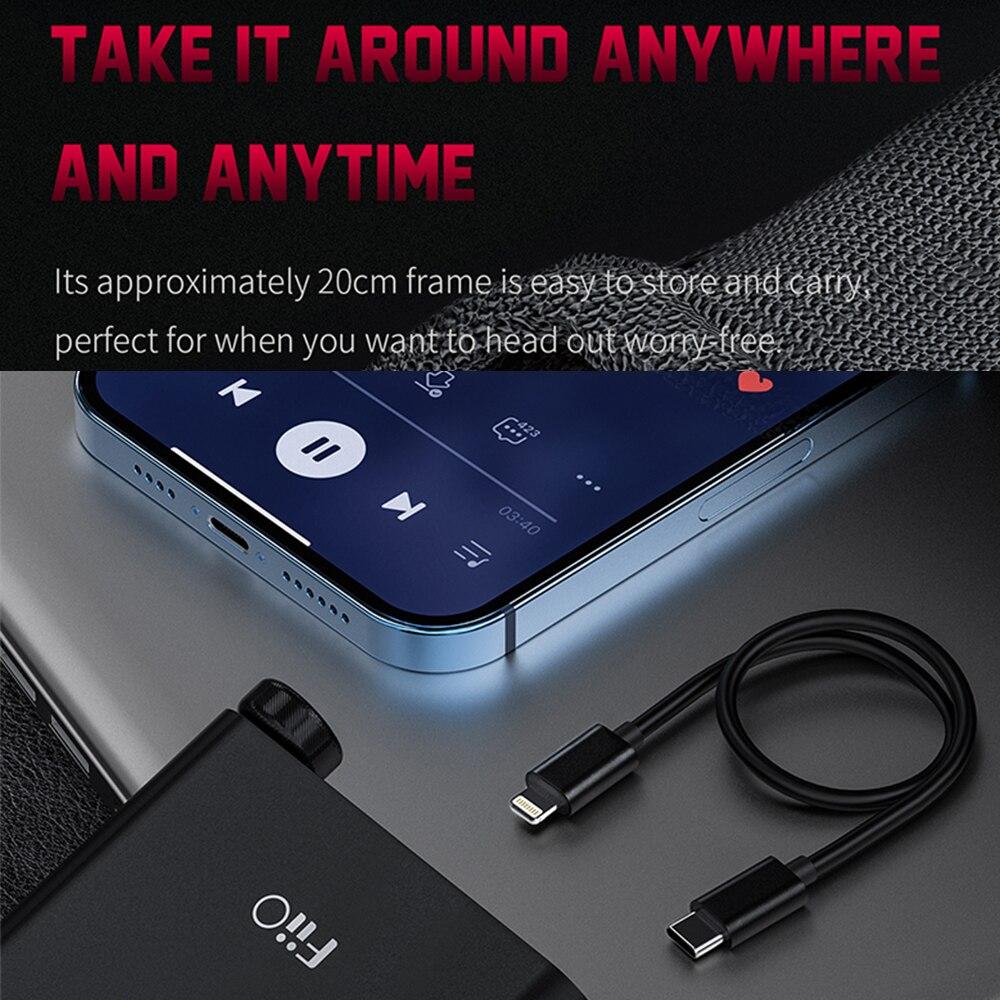 FiiO LT-LT3 Type-C To Lightning OTG Cable For iOS With BTR5 - Image 4