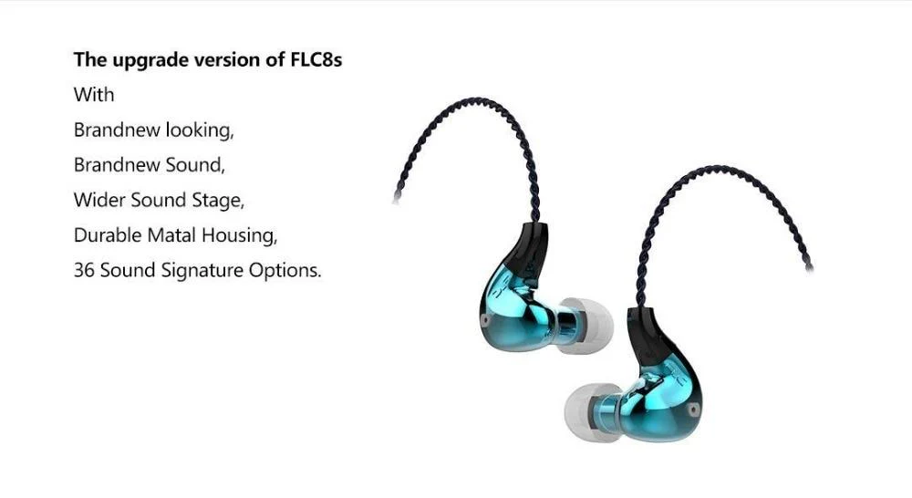 FORREST FLC8N Hybrid Dual Balanced Armature Dynamic Earphones - Image 4