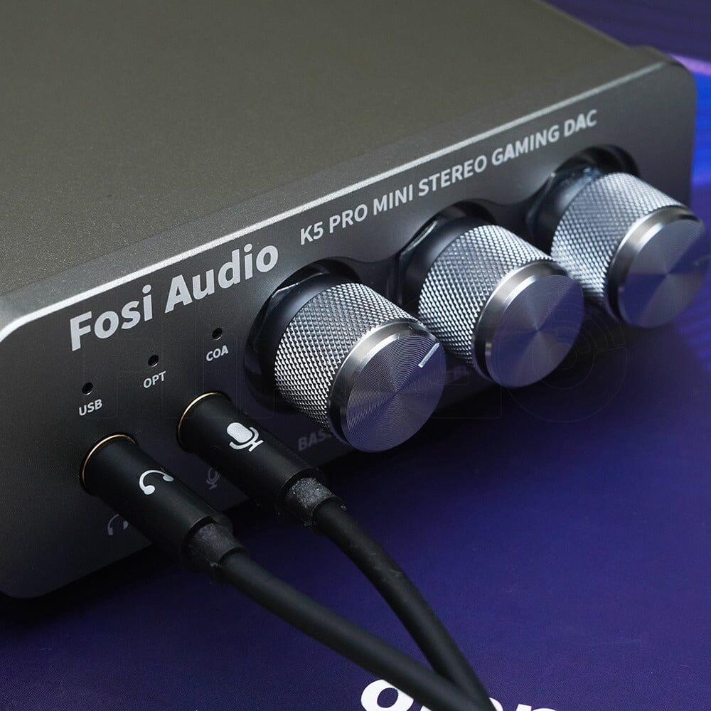Fosi Audio K5 PRO Mini Stereo Gaming DAC & Headphone AMP - Image 4