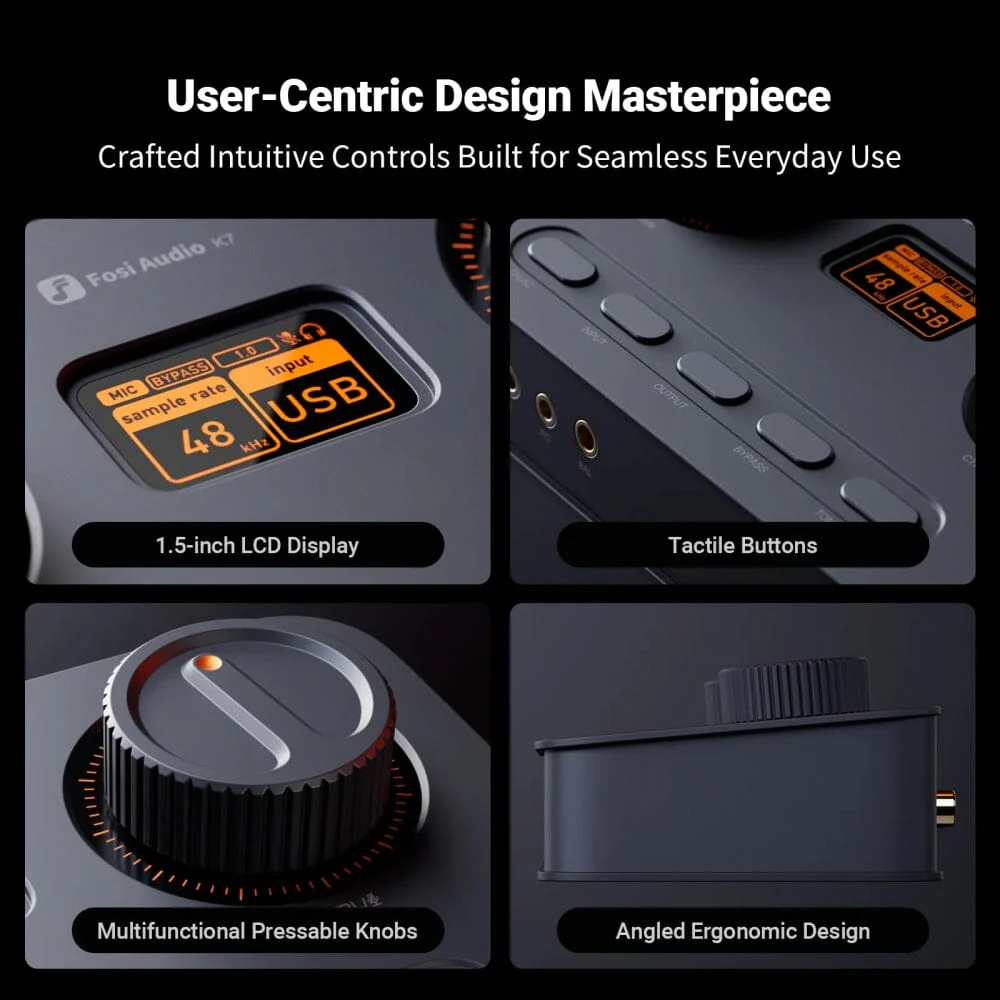 Fosi Audio K7 HiFi DAC & Headphone Amplifier - Image 4