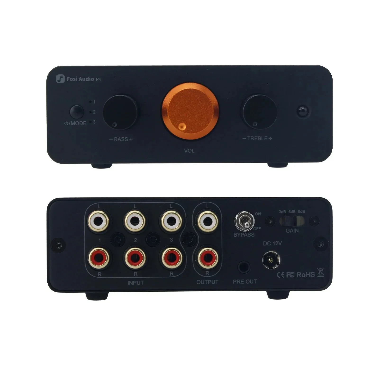 Fosi Audio P4 Mini Pre Amplifier - Image 3