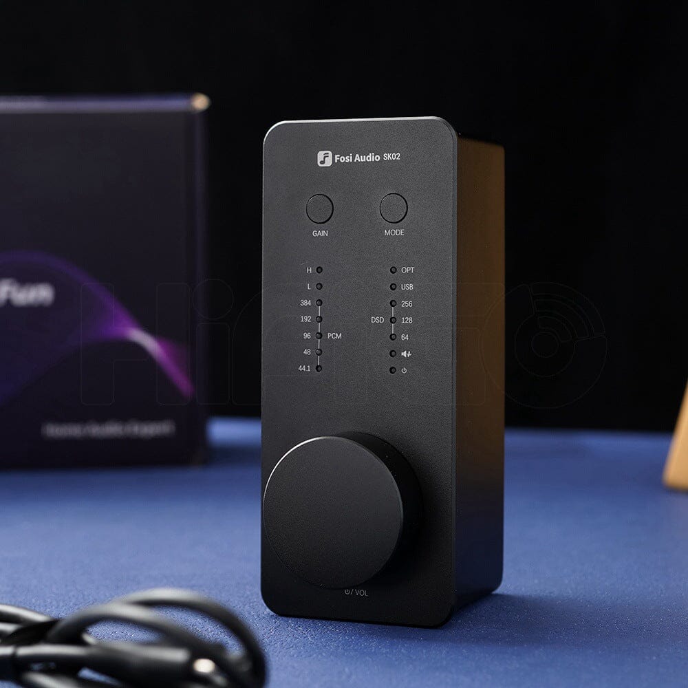 Fosi Audio SK02 ES9038Q2M Compact Desktop DAC and Headphone Amplifier - Image 10