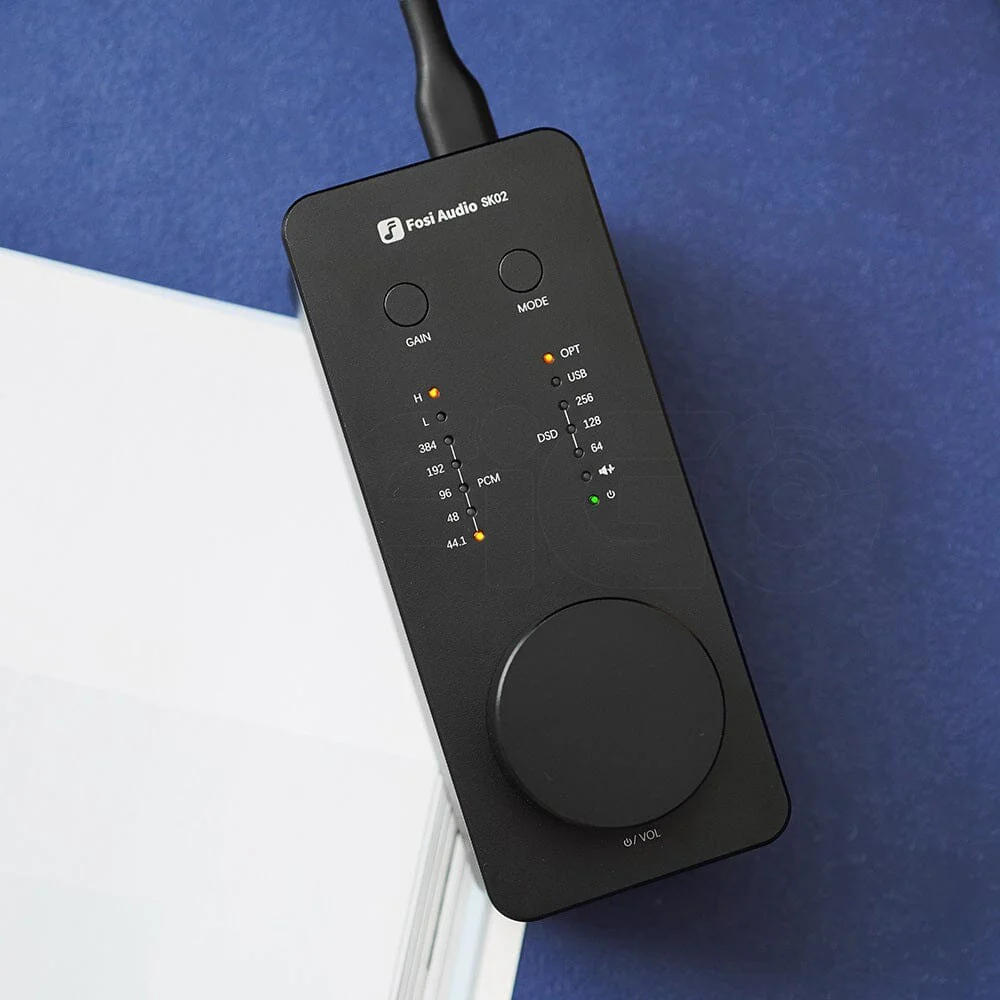 Fosi Audio SK02 ES9038Q2M Compact Desktop DAC and Headphone Amplifier - Image 4