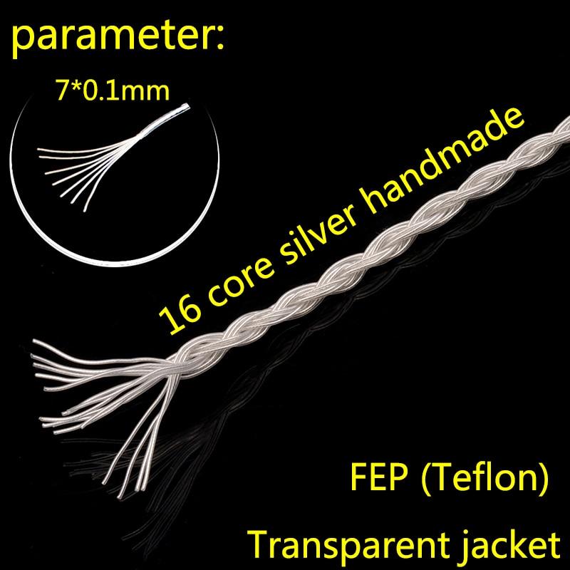 GUCraftsman 2.5/4.4mm Balance 16 Core Silver 4Pin XLR HD600 HD650 HD660s Headphone Cables - Image 2