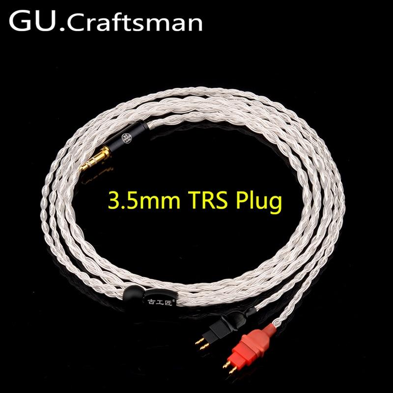 GUCraftsman 2.5/4.4mm Balance 16 Core Silver 4Pin XLR HD600 HD650 HD660s Headphone Cables - Image 5