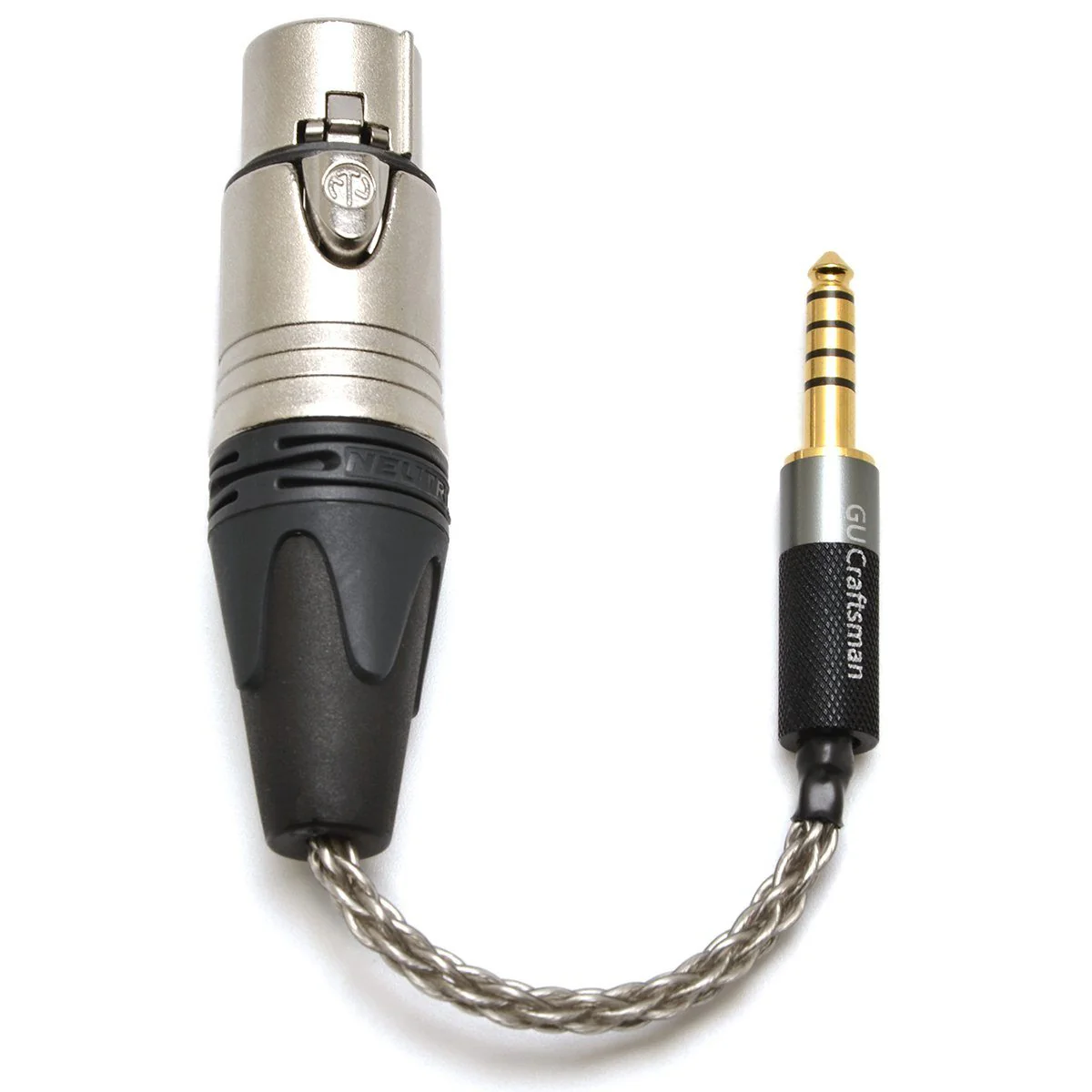 GUCraftsman 4pin XLR Female to 4.4mm Male Adapter - Image 4