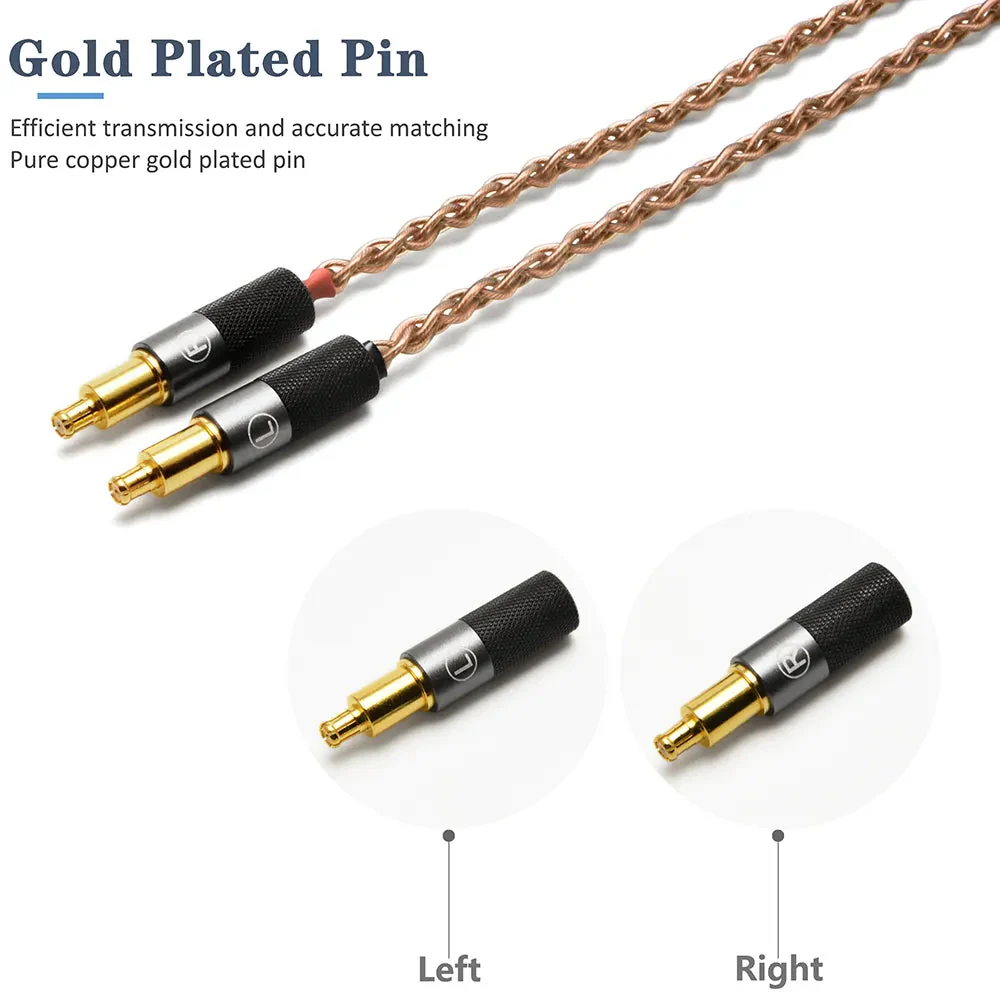 GUCraftsman 6N Single Crystal Copper Headphone Cables For Audio-technica ATH-ADX5000 MSR7B ESW950 ESW990H ES770H AP2000Ti A2DC - Image 2