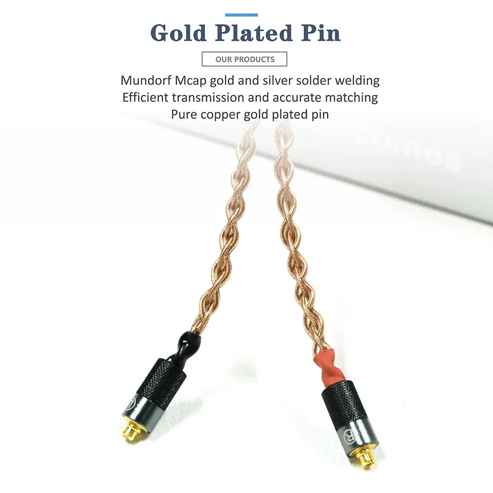 GUCraftsman 6N Single Crystal Copper Earphone Cables For Sony XBA-300AP/N3AP/N3BP JVC FX series/FD series/FW series - Image 2