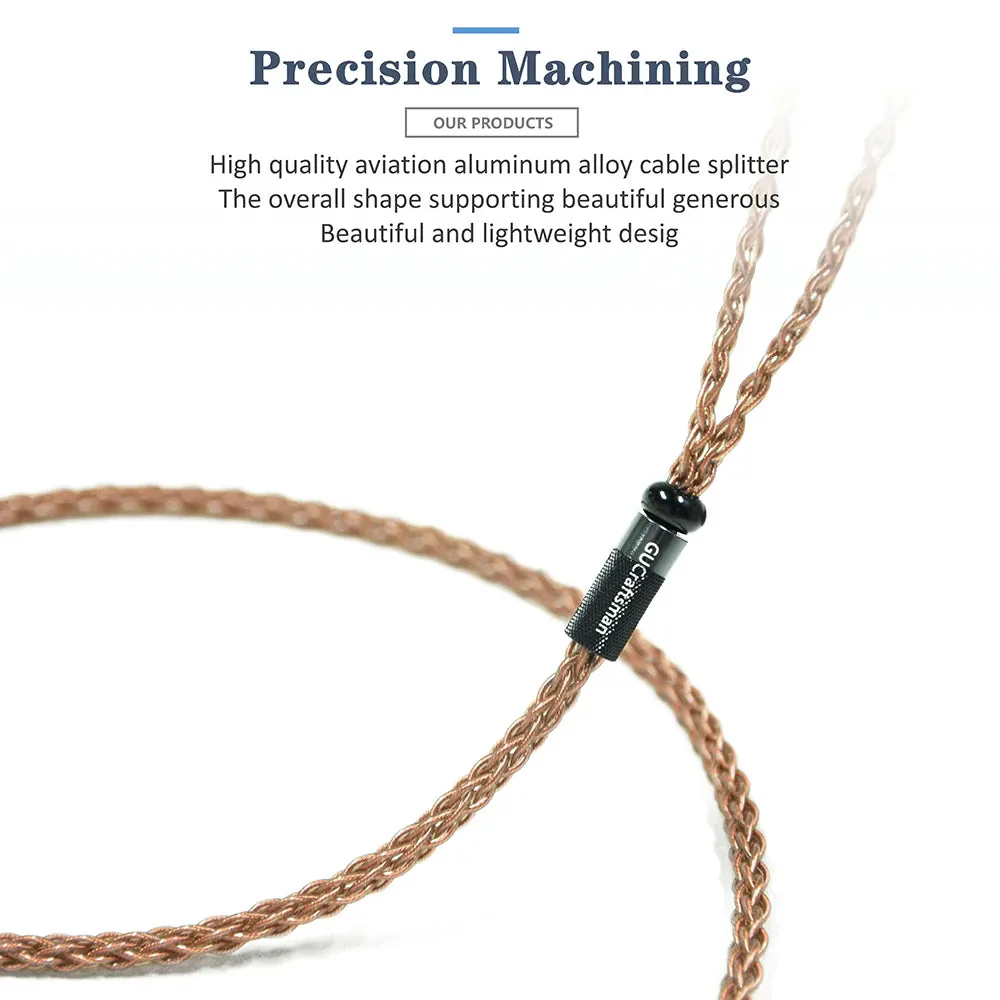 GUCraftsman 6N Single Crystal Copper Earphone Cables For Logitech/UE UE6Pro UE11Pro UE Live UE18+Pro IPX - Image 4