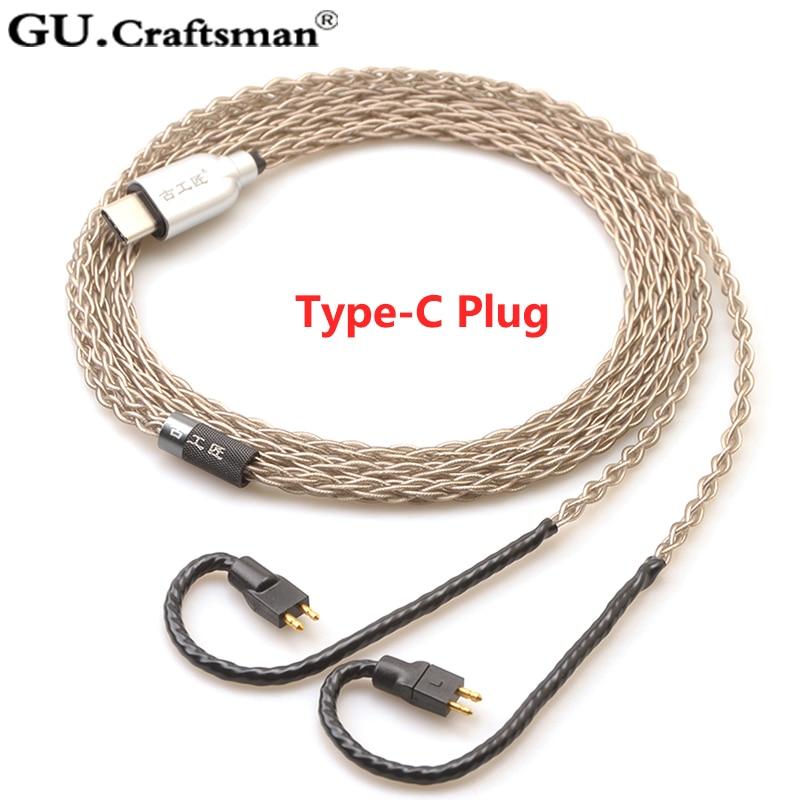 GUCraftsman 6N Silver Upgrade Cable for FitEar MH334 MH335DW togo334  Private 223  Private 333 F111 - Image 2