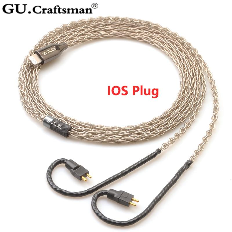 GUCraftsman 6N Silver Upgrade Cable for FitEar MH334 MH335DW togo334  Private 223  Private 333 F111 - Image 4
