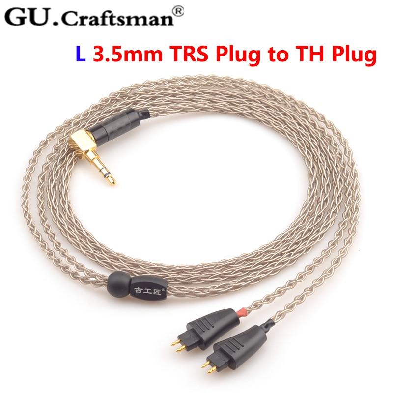 GUCraftsman 6N Silver Upgrade Cable for TH610 TH900 MK2 TH909 - Image 5