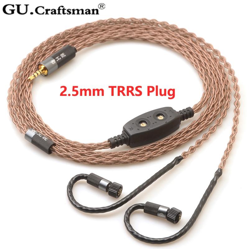 GUCraftsman 8-core 6N occ Copper Upgrade Cables for Jerry Harvey JH24 AKR03 AKR02 JH16 JH13 V3 Rosie layla RoxanneⅡ - Image 6