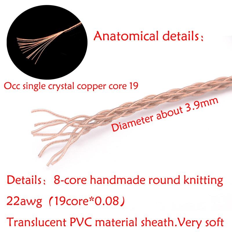 GUCraftsman 8-core OCC Copper Upgrade Cable for QDC Anole VX v3 V6 ueRM UE 5pro UE18 Pro - Image 6