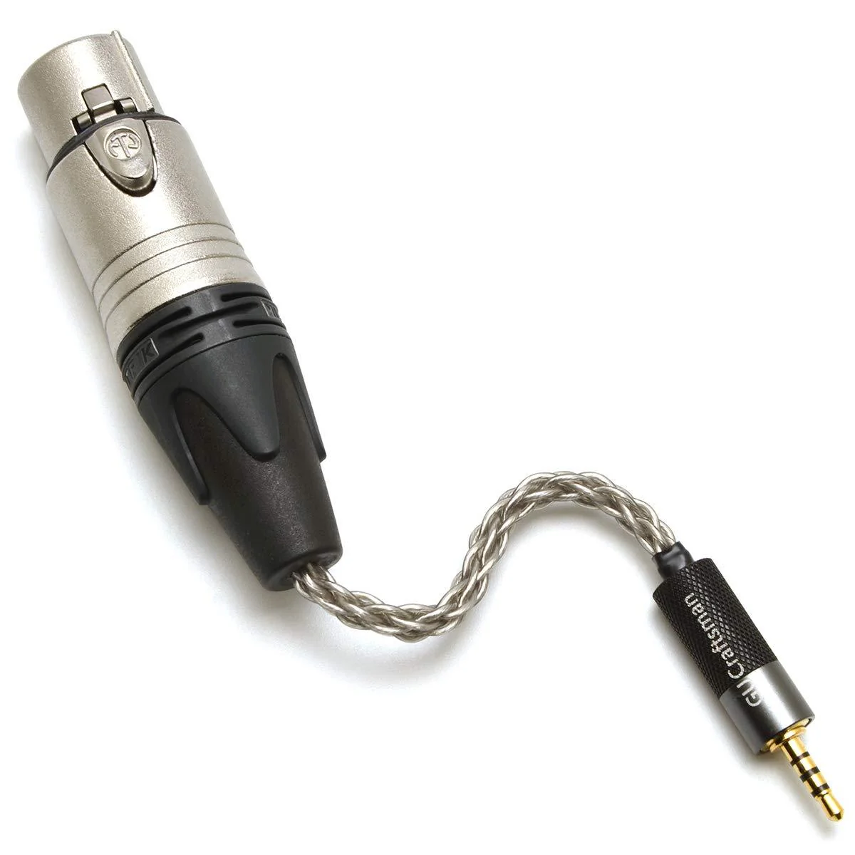 GUCraftsman Headphone Adapter Cable 6N Single Crystal Silver Headphone Jack Convert Cable for Audio Players - Image 2