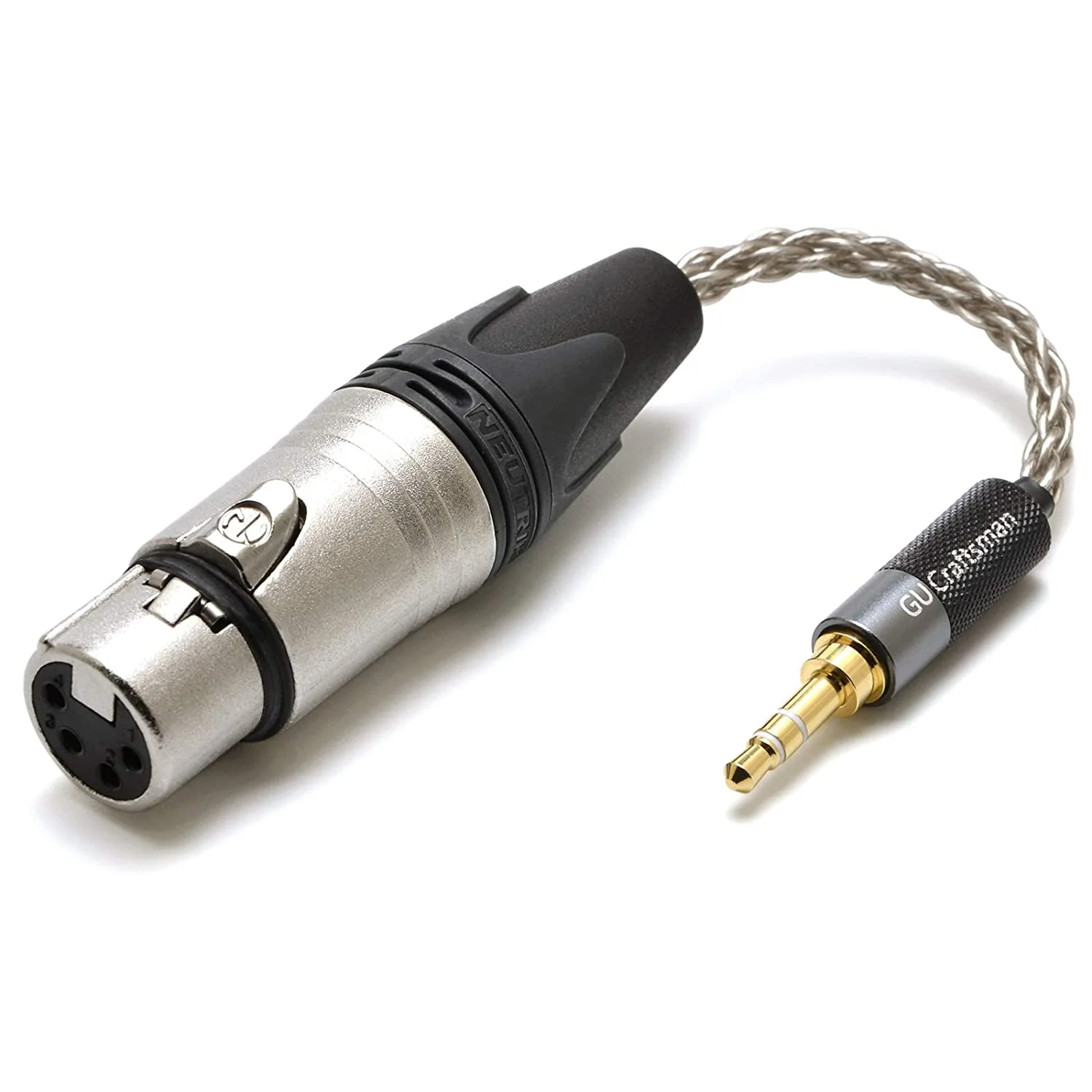 GUCraftsman Headphone Adapter Cable 6N Single Crystal Silver Headphone Jack Convert Cable for Audio Players - Image 7