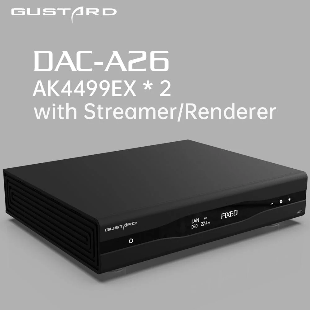GUSTARD DAC-A26 AKM 4499EX MQA DAC With Streamer - Image 5