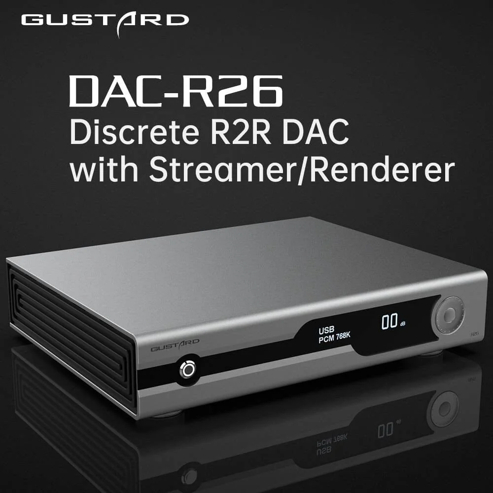 GUSTARD DAC-R26 Discrete R2R DAC With Streamer Renderer - Image 3