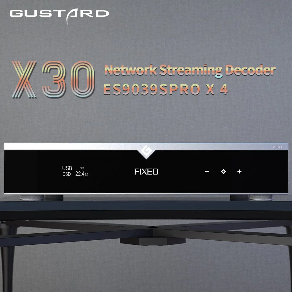 Gustard X30 Quad ES9039SPRO*4 Network Streaming Decoder Desktop DAC - Image 6