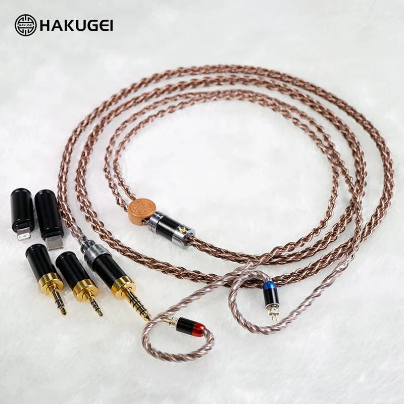 HAKUGEI Ancient Vine 7N Single Crystal Copper Graphene Litz Earphone Cable - Image 4