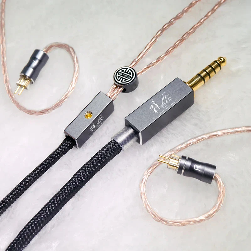HAKUGEI Black Warrior 6N OCC Copper & Silver Plated Earphone Cable - Image 3