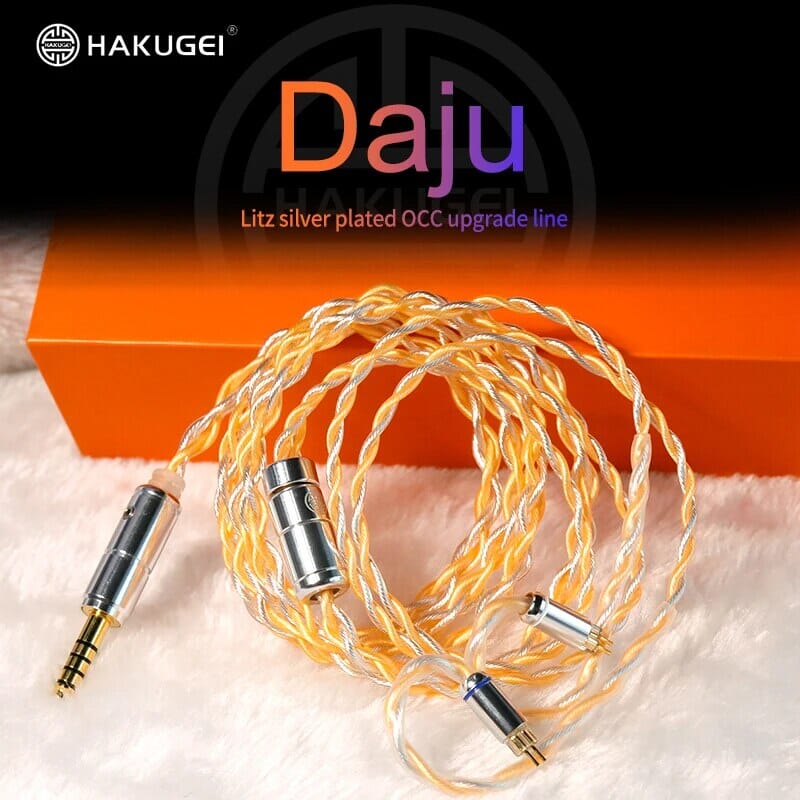 HAKUGEI Daju Litz Silver-Plated 6N OCC Upgrade Cable