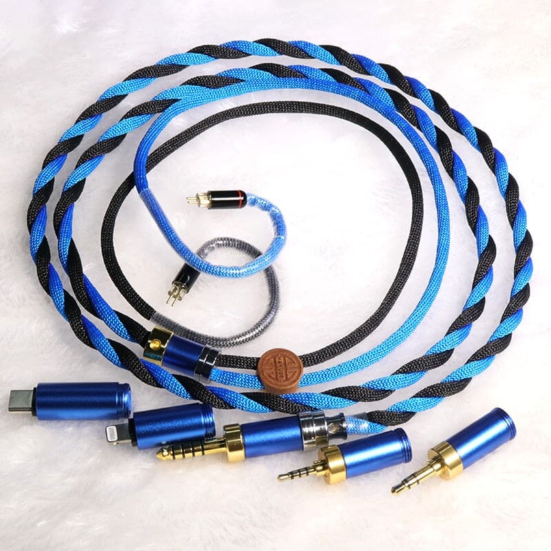 HAKUGEI Gentleman Litz 7N OCC Copper With Cotton Fibre Filled Shield 5-in-1 Switchable Plug Earphone Cable - Image 5