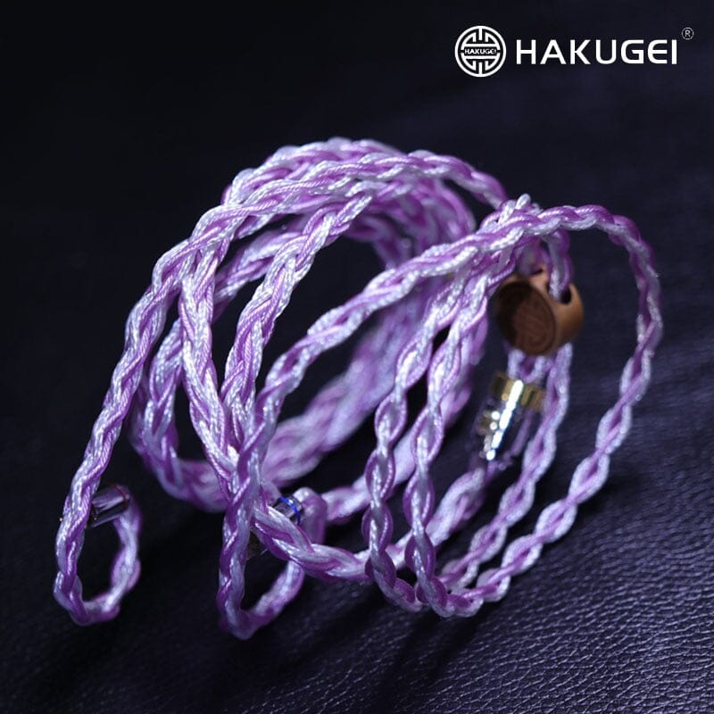 HAKUGEI Luna Litz Monocrystalline Pure Silver Earphone Cable 2.5 3.5 4.4 - 0.78 2Pin / MMCX - Image 3