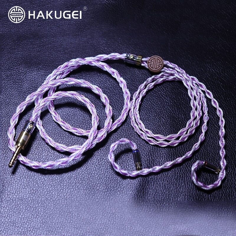 HAKUGEI Luna Litz Monocrystalline Pure Silver Earphone Cable 2.5 3.5 4.4 - 0.78 2Pin / MMCX - Image 4