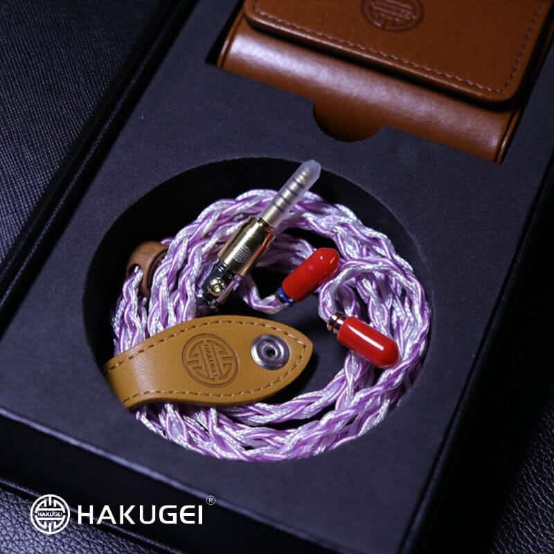 HAKUGEI Luna Litz Monocrystalline Pure Silver Earphone Cable 2.5 3.5 4.4 - 0.78 2Pin / MMCX - Image 5