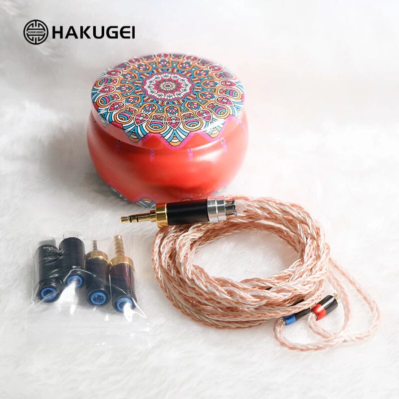 HAKUGEI Straw God Litz OFC & Silver Plated Mixed Braided Earphone Cable - Image 5