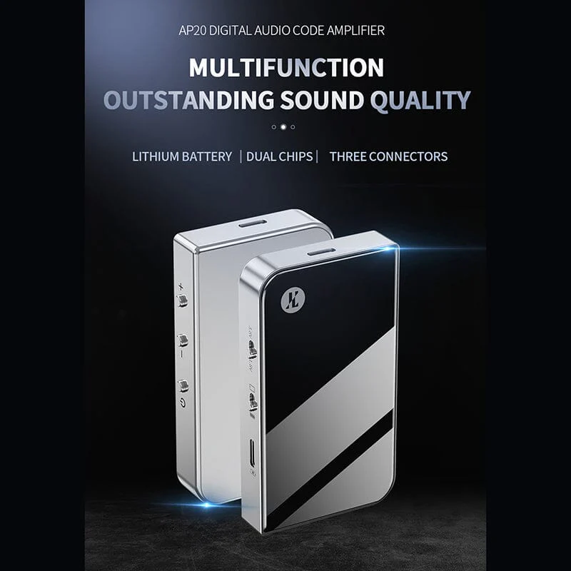 JCALLY AP20 Dual DAC Chip Built-in Lithium Battery Portable DAC & Amplifier - Image 4