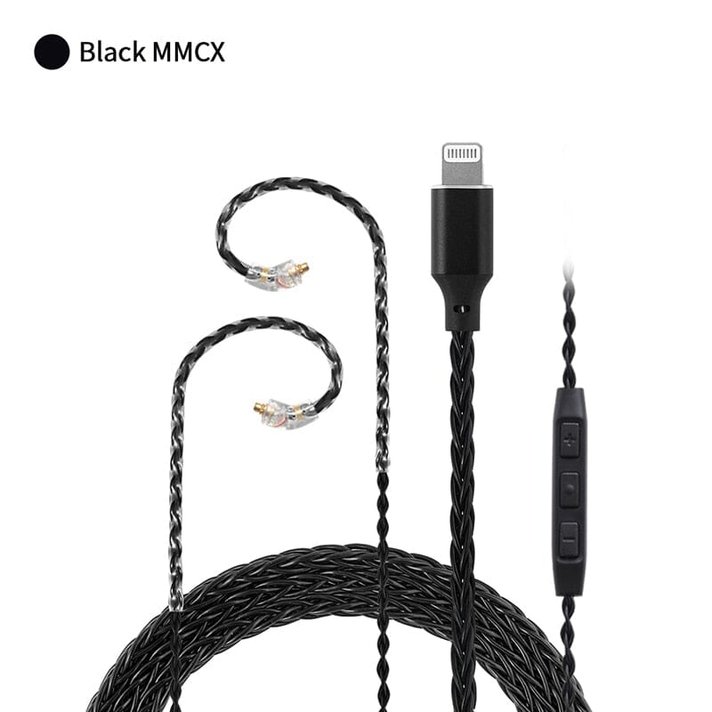 JCALLY LT8  Lightning Upgrade Cable 4 Strands 5N Oxygen-Free Copper Wire - Image 8