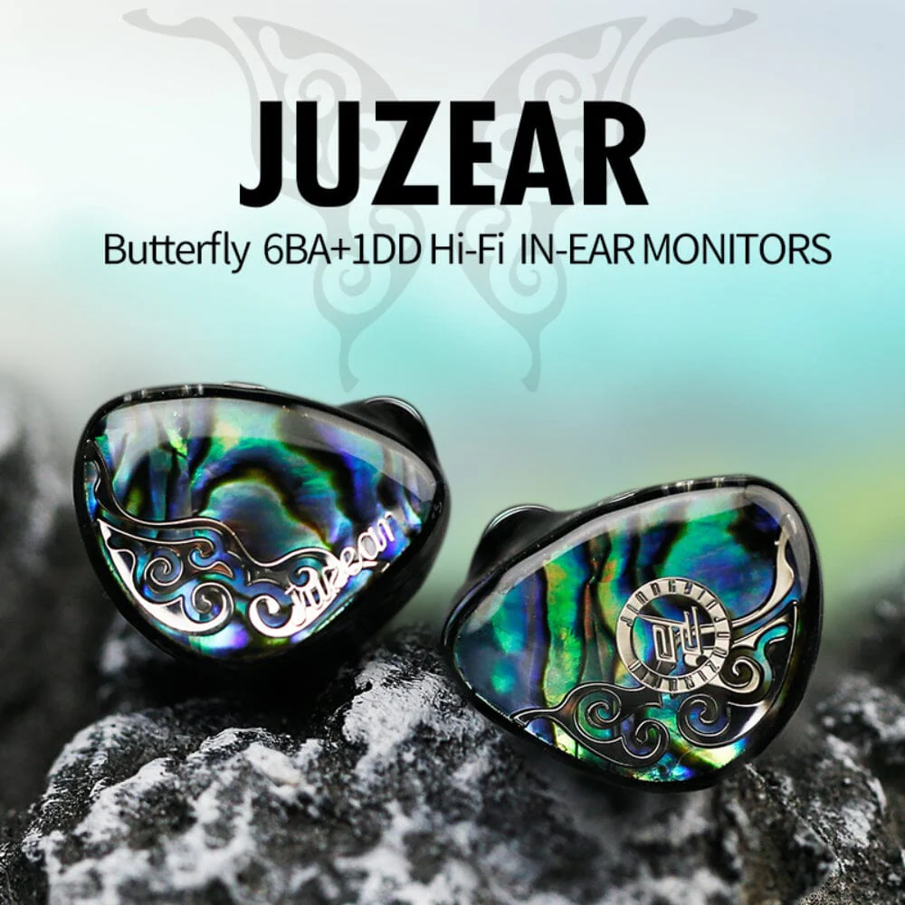JUZEAR Butterfly 61T 6BA+1DD Hi-Fi In-Ear Monitors - Image 12