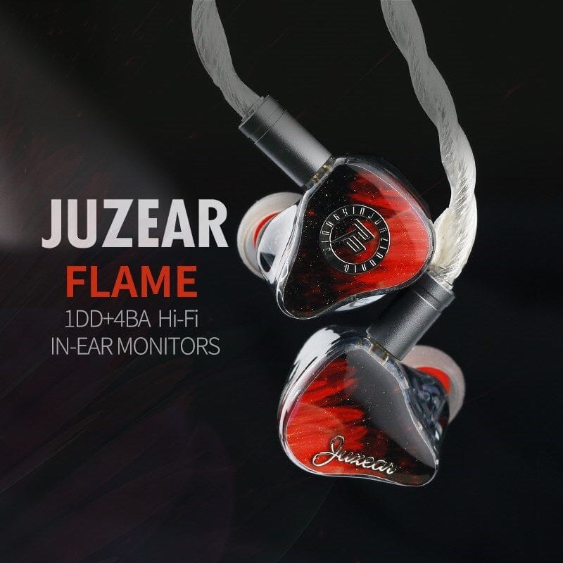 JUZEAR FLAME 1DD+4BA Hybrid In-Ear Earphone Monitor - Image 5